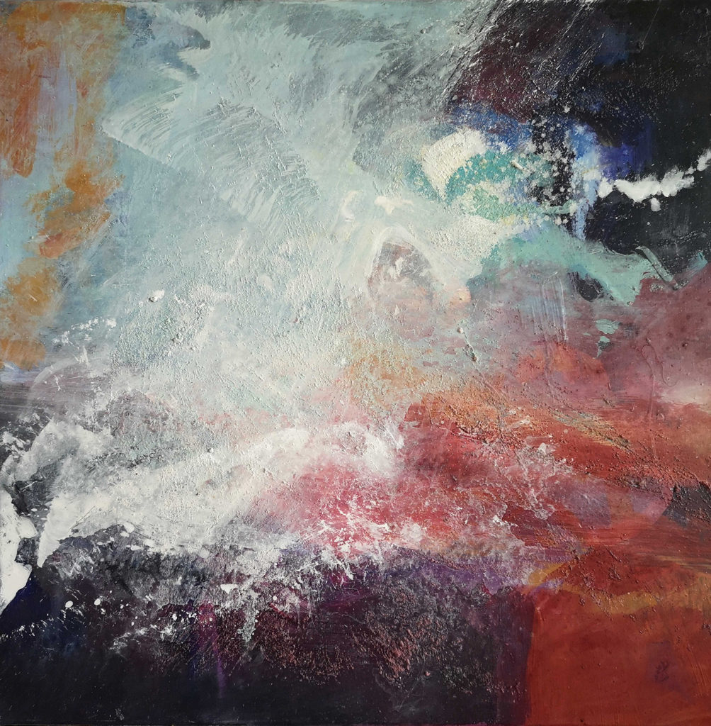Anne Pourny Tumultes I 45x45 Cm