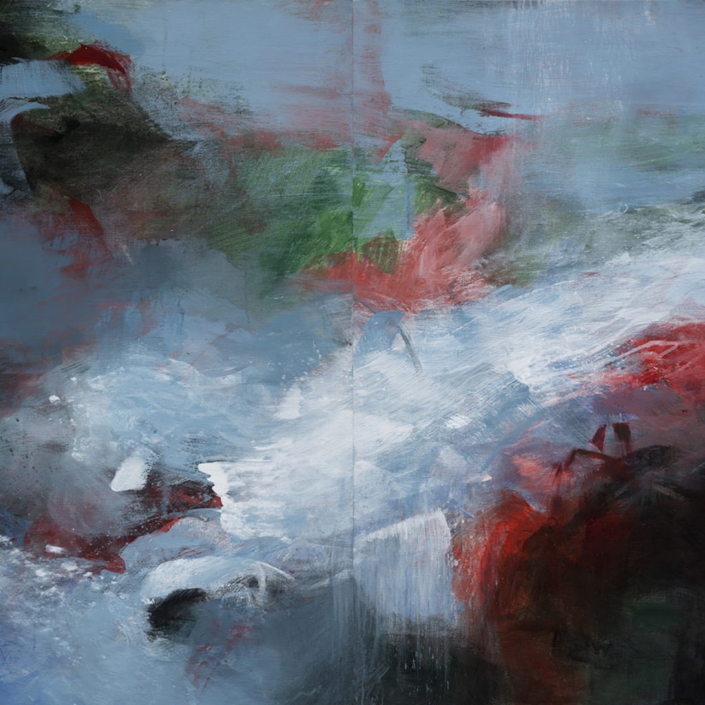 Anne Pourny Tumultes Xxx Diptyque 100x160cm