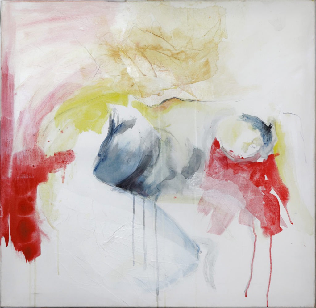 Corinne Glass Série Intimité, L'abandon 80 X 80 Cm