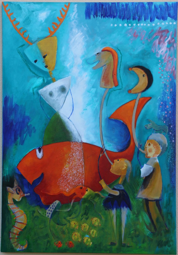 Sur La Mer D'iroise Huile Sur Toile 116x81cm 2019