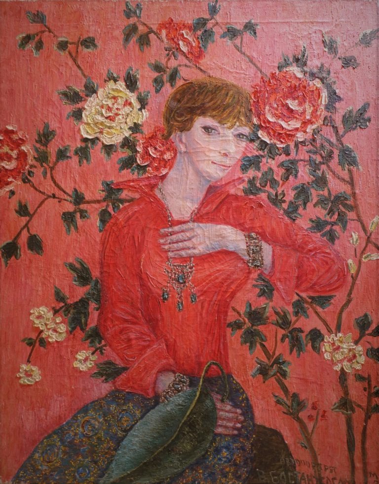Autoportrait Rouge 80x100cm