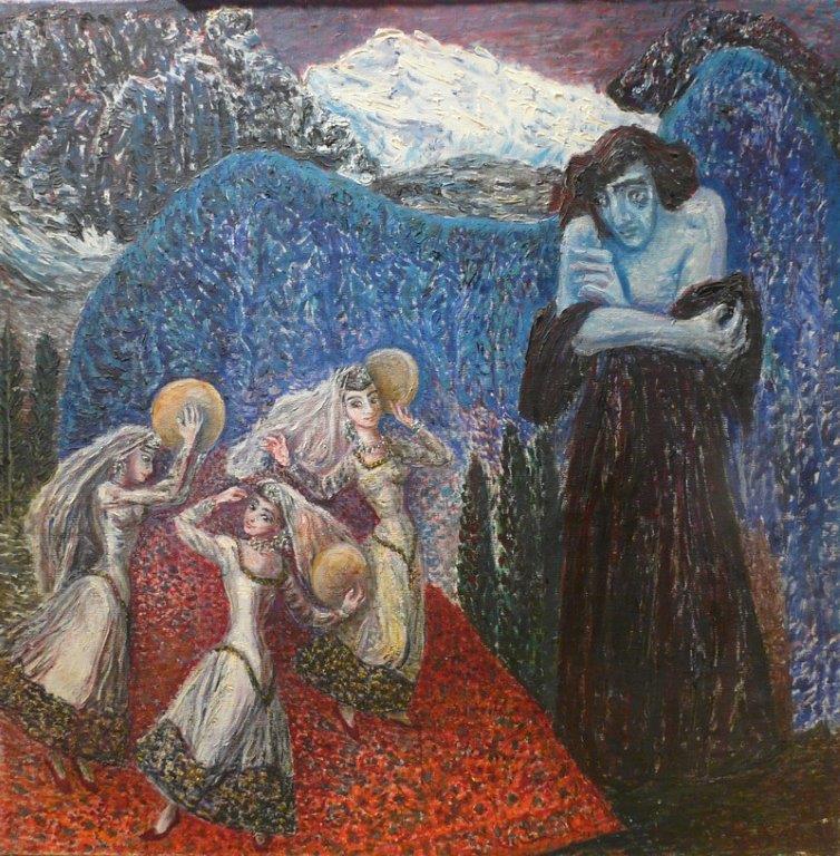 Le Démon 100x100cm