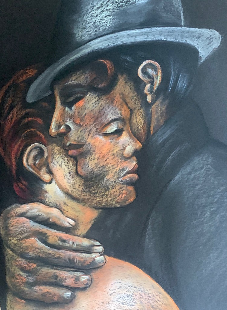 Revenir Vers Toi Pastel Sur Papier 60x80cm