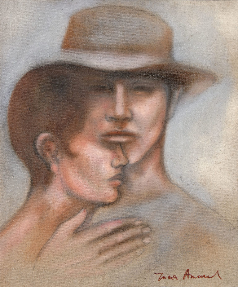 Ton Souffle Huile Sur Toile 46x65cm