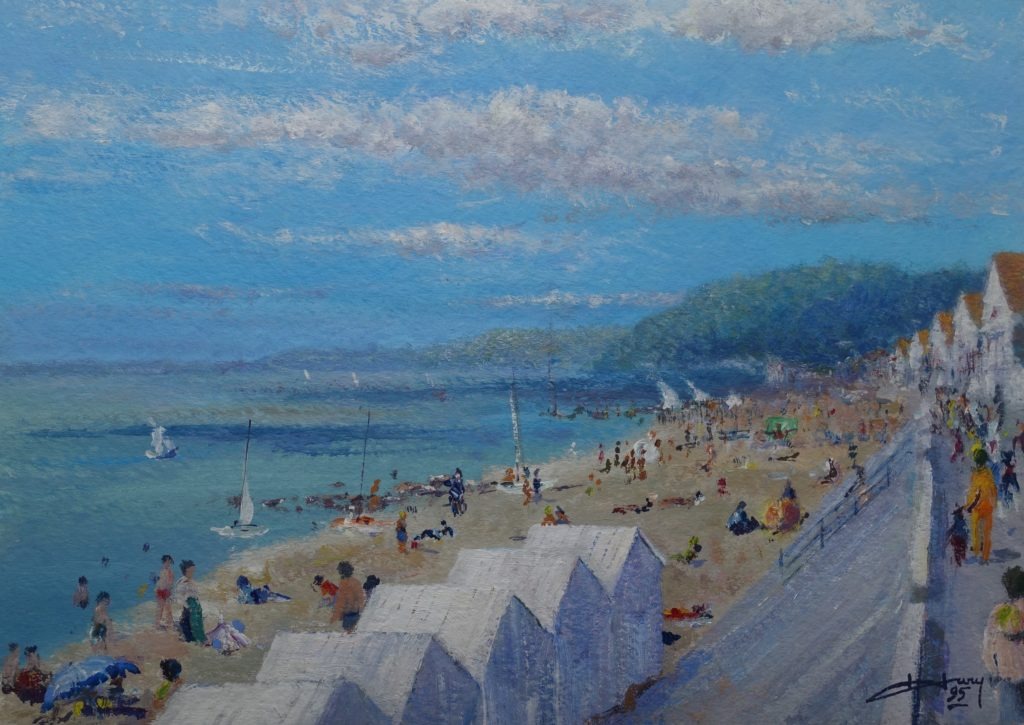 La Plage, Cabourg 33 X 24 Cm Dsc00956 (2)